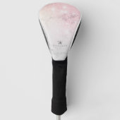 Marble Glitter Personalized Golfheadcover (Voorkant)