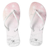 Marble Glitter Personalized Teenslippers (Voetbed)
