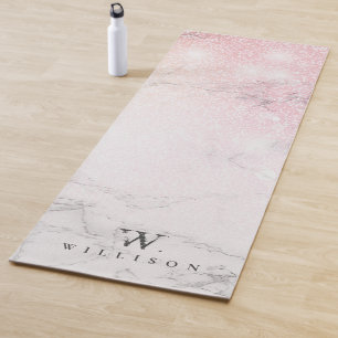 Marble Glitter Personalized Yogamat