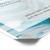 Marble Glitter Salon prijslijst Poster (Hoek)