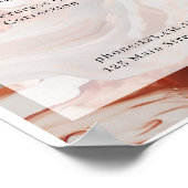 Marble Glitter Salon prijslijst Poster (Hoek)