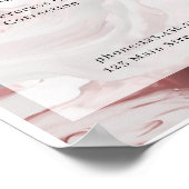 Marble Glitter Salon prijslijst Poster (Hoek)