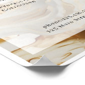 Marble Glitter Salon prijslijst Poster (Hoek)