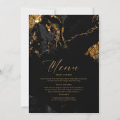 Marble Glitter Wedding Black Gold ID644 (Voorkant)