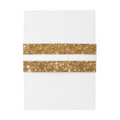 Marble Glitter Wedding Burgundy Gold V3 ID644 Uitnodigingen Wikkel (Achterkant Voorbeeld)