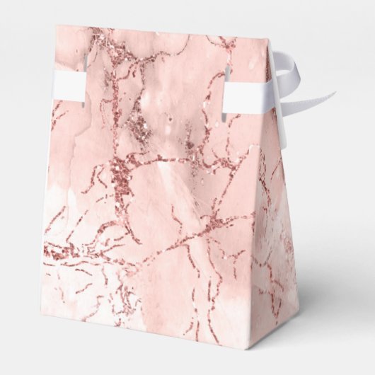 Marble Glitter Wedding Roos Gold ID644 Bedankdoosjes (Achterkant)