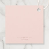 Marble Glitter Wedding Roos Gold ID644 Bedankjes Labels (Achterkant)