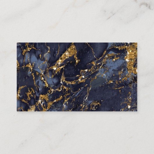 Marble Glitter Wishing Well V1 Navy Blue ID644 Informatiekaartje (Achterkant)