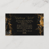 Marble Glitter Wishing Well V3 Black/Gold ID644 Informatiekaartje (Voorkant)