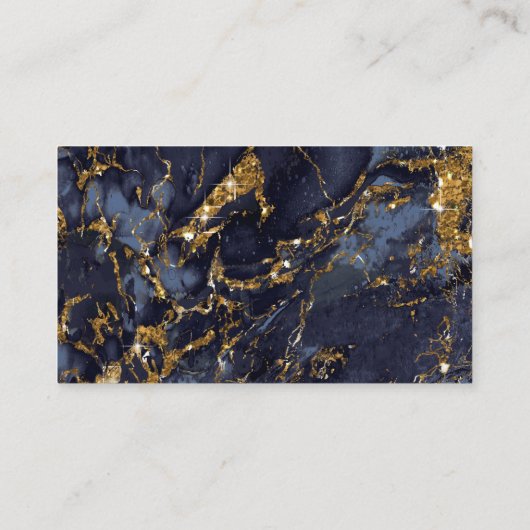 Marble Glitter Wishing Well V3 Navy Blue ID644 Informatiekaartje (Achterkant)