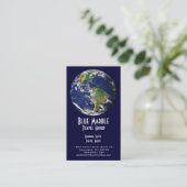 Marble_global Reisbureau & Agency_blue Visitekaartje (Staand voorkant)