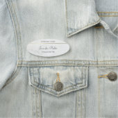 Marble Gold Elegant Hand Name Script Sjabloon Naamplaatje (In situ)