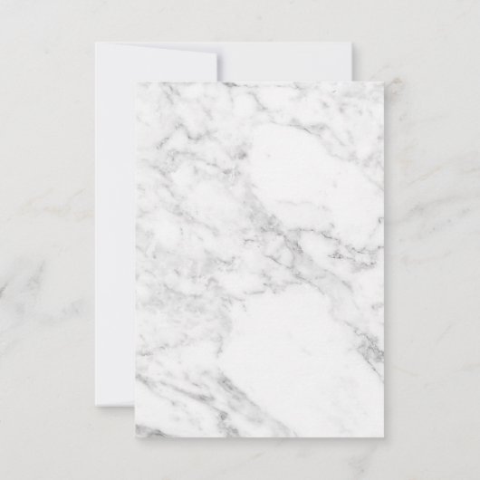 Marble Gold Hartelijk dank Verloving Deco Weddensc Bedankkaart (Achterkant)