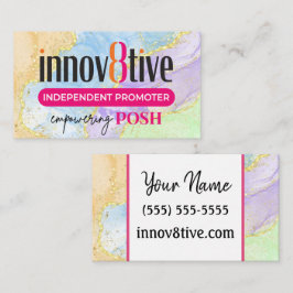 Marble gold Innov8tive Posh visitekaartje