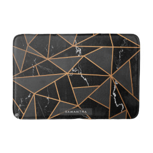 Marble Golden Mosaic Badmat