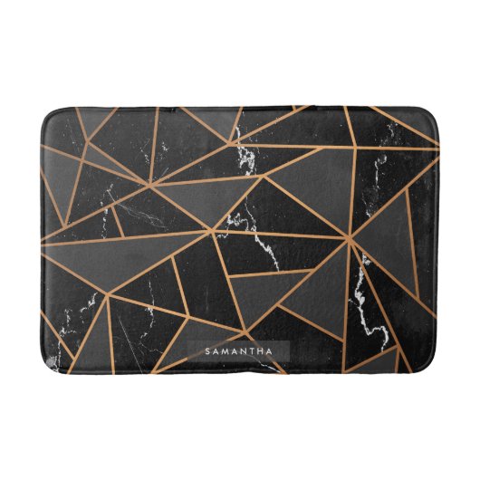 Marble Golden Mosaic Badmat (Voorkant)