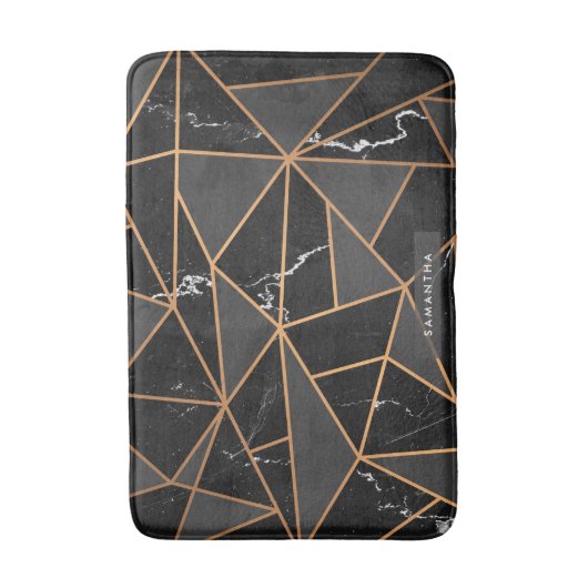 Marble Golden Mosaic Badmat (Voorkant Verticaal)