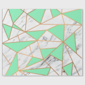 Marble Golden Mosaic Cadeaupapier (Vlak)