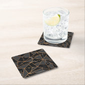 Marble Golden Mosaic Kartonnen Onderzetters (Insitu)