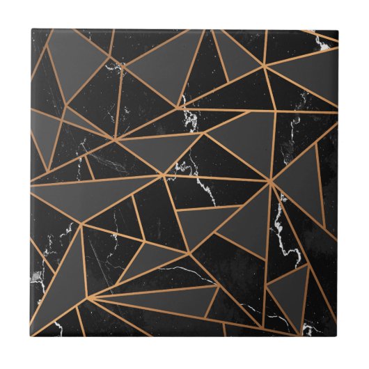 Marble Golden Mosaic Tegeltje (Voorkant)