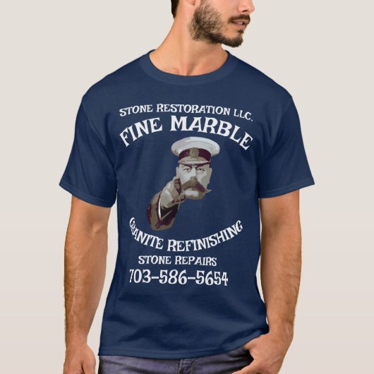 Marble Granite Refinishing Repair 703-586-5654 VA T-shirt (Voorkant)