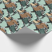 Marble Granite Texture Cadeaupapier (Hoek)