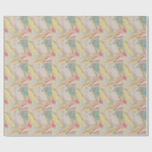 Marble Granite Texture Colorful Cadeaupapier (Vlak)