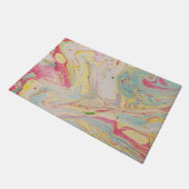 Marble Granite Texture Colorful Deurmat (Schuin)