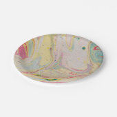 Marble Granite Texture Colorful Papieren Bordje (Gekanteld)