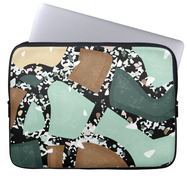 Marble Granite Texture Laptop Sleeve (Voorkant)
