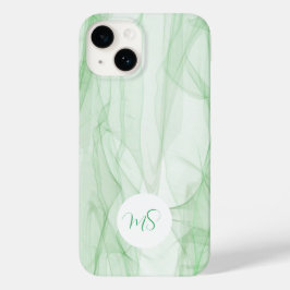 Marble Green Abstract Apple Samsung Phone Case