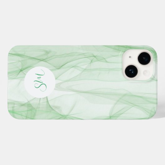 Marble Green Abstract Apple Samsung Phone Case (Achterkant (horizontaal))