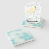 Marble Green Stone Onderzetter (Zijkant)