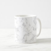 Marble Grey White Abstract Pattern Modern Elegant Koffiemok (Voorkant rechts)