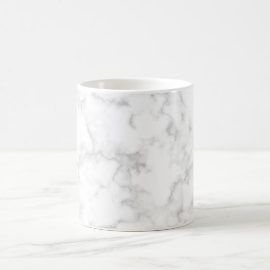 Marble Grey White Abstract Pattern Modern Elegant Koffiemok (Center)