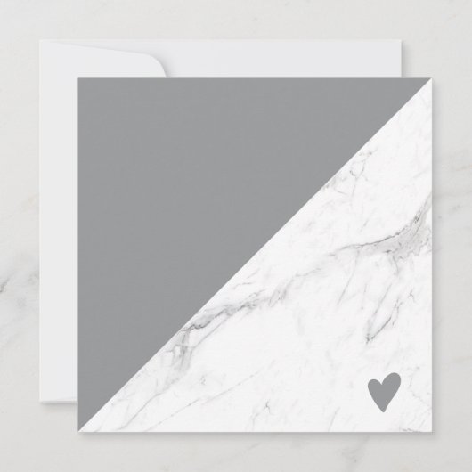 Marble grijs block square gift certificate logo (Achterkant)