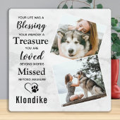 Marble Herembrance Pet Loss Keepomwille Pet Memori Fotoplaat