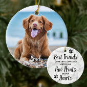 Marble Herembrance Quote Dog Foto Pet Memorial Keramisch Ornament
