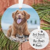 Marble Herembrance Quote Dog Foto Pet Memorial Ornament