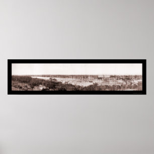 Marble Herfsten TX Schilderachtig Foto 1908 Poster