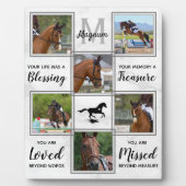 Marble Horse Memorial Foto Collage Fotoplaat (Voorkant)