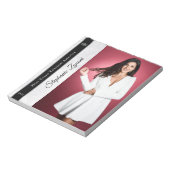 Marble Ice - Aangepast pakje met autograaf SM Notitieblok (Linkerzijde)