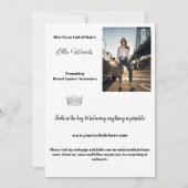 Marble Ice Autograph Kaarten voor Pageants (Achterkant)