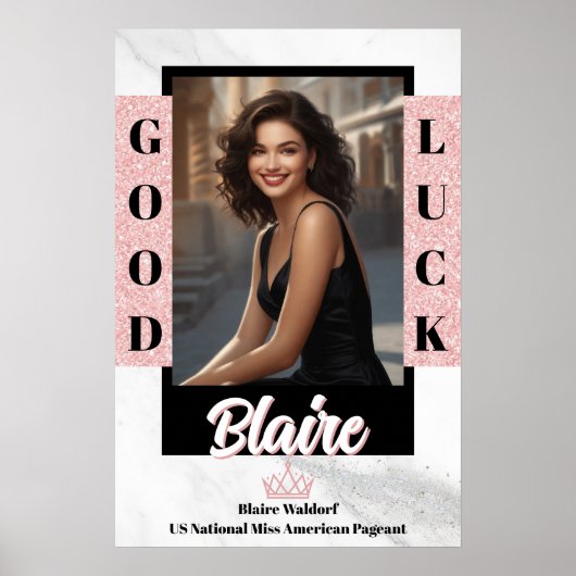 Marble Ice Pageant Door Banner Poster (Voorkant)