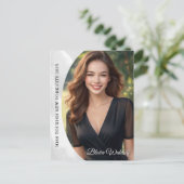 Marble Ice Promo Briefkaart voor Pageants (Staand voorkant)
