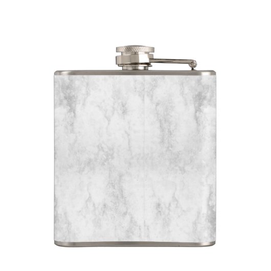 Marble in Loving Memory Funeral Memorial Tribution Heupfles (Achterkant)