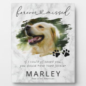 Marble Keepomwille Pet Memorial Photo Plaque Fotoplaat (Voorkant)