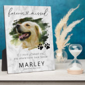 Marble Keepomwille Pet Memorial Photo Plaque Fotoplaat (Zijkant)