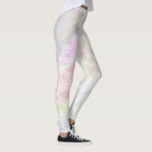 *~* Marble Lace Iridescent Pastel Pinks Blues Leggings (Rechts)