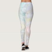 *~* Marble Lace Iridescent Pastel Pinks Blues Leggings (Achterkant)